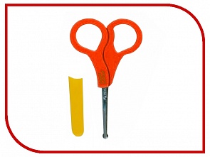 Ножницы безопасные в чехле, от 0 мес., оранжевые (Canpol, 250930588)